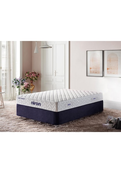 Niron Soft Pocket Tek Kişilik Lüks Full Ortopedik Paket Yaylı Yumuşak Yatak 90x190 Cm 1 Adet