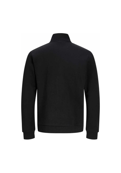 Jack & Jones Erkek Dik Yaka Sweatshirt Siyah