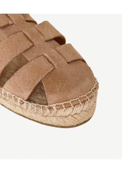 Yargıcı Süet Kafesli Espadril 26ykay4048x 209 Bej