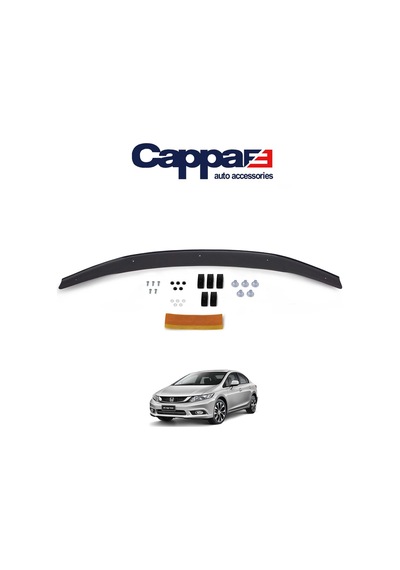 Cappafe Honda Civic 9 Ön Kaput Koruma Rüzgarlık 4Mm Abs 2012-1