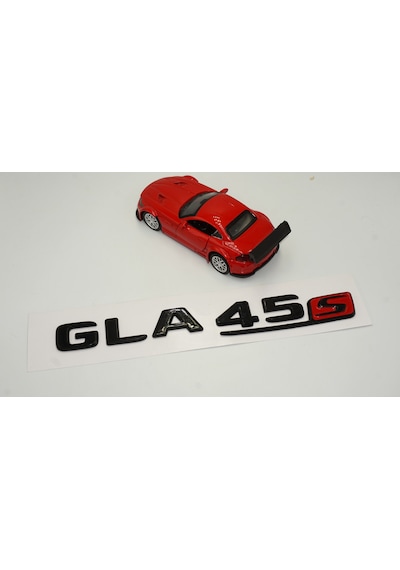 GLA 45S Bagaj Parlak Siyah ABS 3M 3D Yazı Logo
