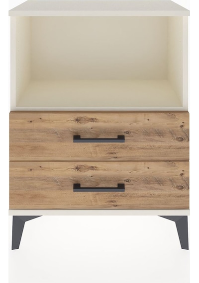 Arges Komodin 2 Çekmeceli 60x30x80 Aytaşı-çam Aytaşı