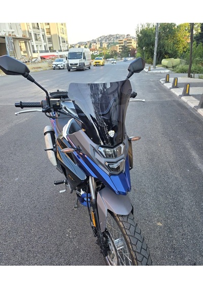 Motocam Sym Nht 200 Ön Cam 2023-2026 Model 30cm Siyah Renkli 4mm Sportif