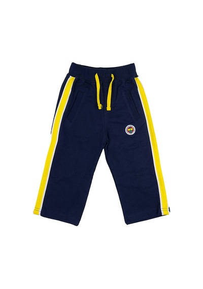 Fenerium Fenerbahçe Lisanslı Sarı Lacivert Bebek Eşofman Alt Lacivert
