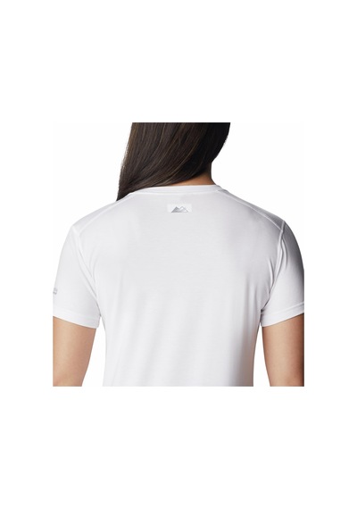 Columbia W Endless Trail Running Tech Kadın Kısa Kollu Tişört-5344 BEYAZ Beyaz