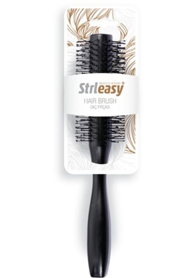 Strleasy 6735 Plastik Uçlu Fön Fırçası- Orta Boy 6735
