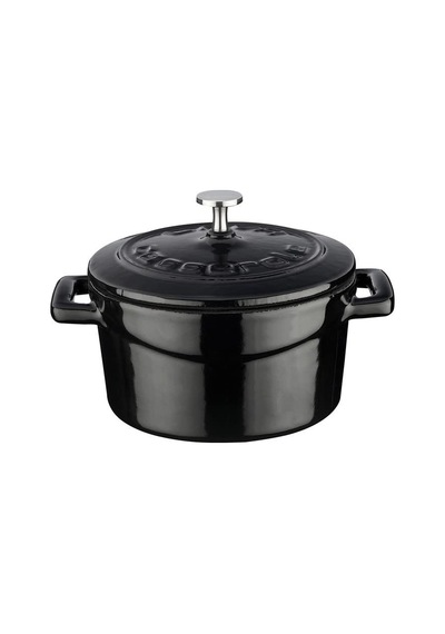 Metal Döküm Mini Tencere, Trendy, 10 Cm, 0.35 L Hacim, Siyah Sku: Zeusb01h0bw4mı 12v