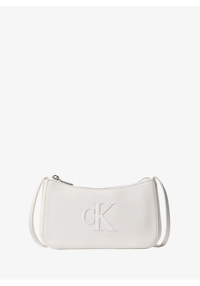 Calvin Klein Lv04f1125g4lx Bold Ck Kadın Omuz Çantası Beyaz
