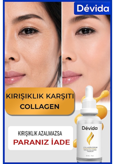 Devida Dolgunlaştırıcı Etkili Göz Çevresi ve Kaz Ayağı İçin Kolajen Vega Series A230 30 ML