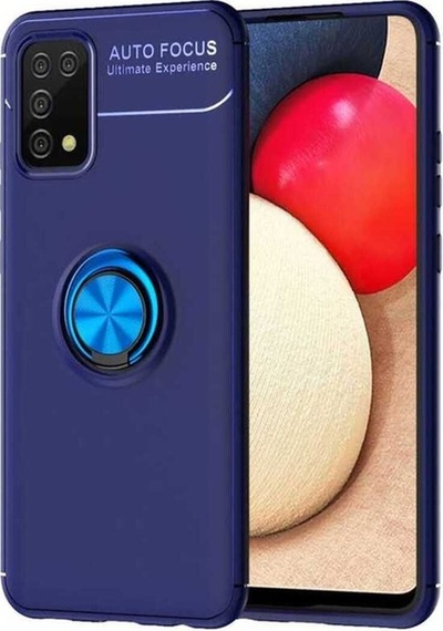 Samsung Uyumlu Galaxy A02s Kılıf Zore Ravel Silikon Kapak Mavi