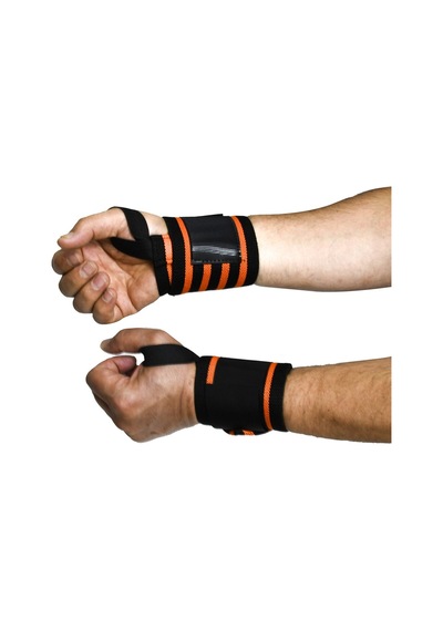 Ciwaa Cwa-934 Fitness Crossfit Pro Ağırlık Bilekliği Wrist Wraps Turuncu