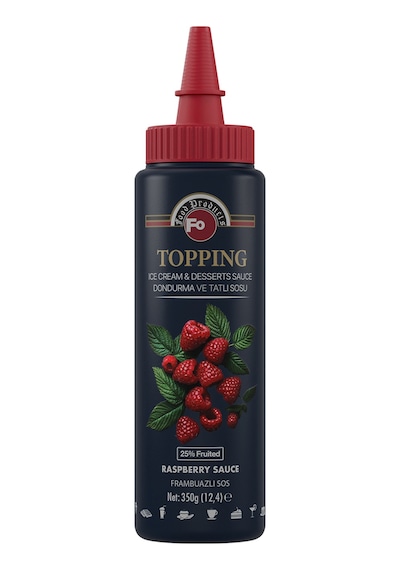 Frambuazlı Topping Dondurma Sosu 350 Gr