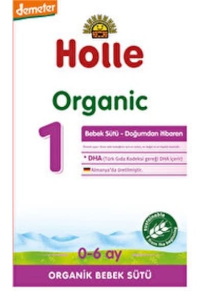 Holle 1 Organik Bebek Sütü 400 G 2 Adet