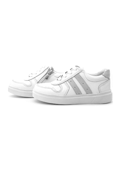 Rakerplus Hakiki Deri Beyaz Bağcıklı Fermuarlı Çocuk Sneaker Ayakkabı Beyaz Rakerplus Hakiki Deri Beyaz Bağcıklı Fermuarlı Çocuk Sneaker Ayakkabı Beyaz