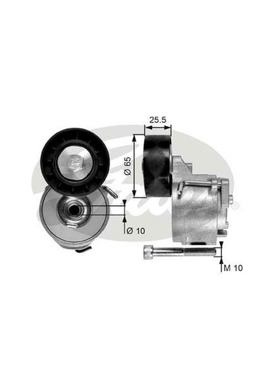 GATES T39017 V KAYIŞ GERGİ RULMANI LINEA DOBLO 1.6 JTD 2.0 JTD