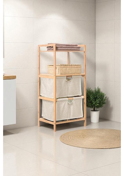 Digithome Bambu 2 Raflı 2 Çekmeceli Banyo Düzenleyici Çekmeceli Dolap Komodin Db-0045 Kahverengi Digithome Bambu 2 Raflı 2 Çekmeceli Banyo Düzenleyici Çekmeceli Dolap Komodin Db-0045 Kahverengi