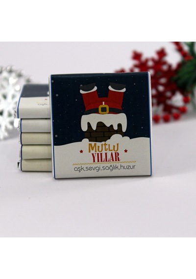 Dark Brown Yılbaşı HEDİYELİK Madlen Çikolata 72 Adet