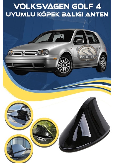 Volksvagen Golf 4 Uyumlu Oto Balık Sırtı Anten Elektrikli Köpekbalığı Balina Tavan Anteni