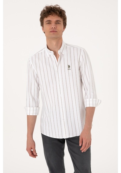U.s. Polo Assn. Erkek Dokuma Gömlek 2105165 Vizon U.s. Polo Assn. Erkek Dokuma Gömlek 2105165 Vizon