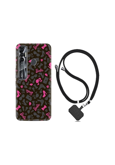 Tecno Spark 7 Pro Kılıf Boyun Askılı Barbie And Shoes 1413