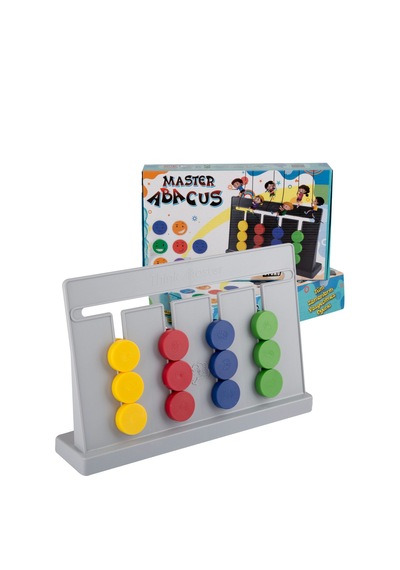 Thinkmaster Rubik Abaküs Montessori Renk Eşleştirme Oyunu Dijital Oyun Kartları İle Destekli