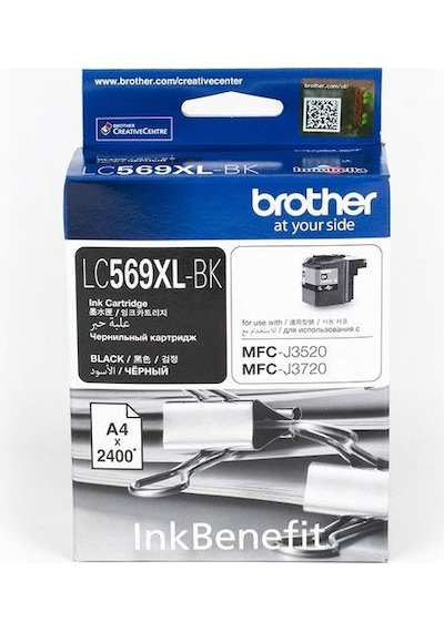 Brother Lc569xlbk  Siyah Mürekkep Kartuş 2400 Sayfa