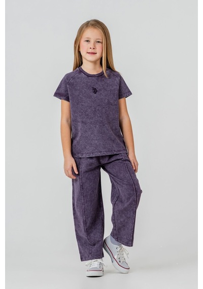 U.s Polo Assn. Kız Çocuk Mor Pijama Takımı Us2529-c-v4 Mor