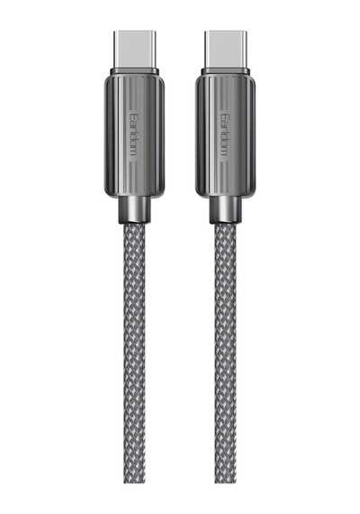 Earldom EC-188CC 1 M 60W Hasırlı Type-C To Type-C Pd Hızlı Şarj Kablosu M414