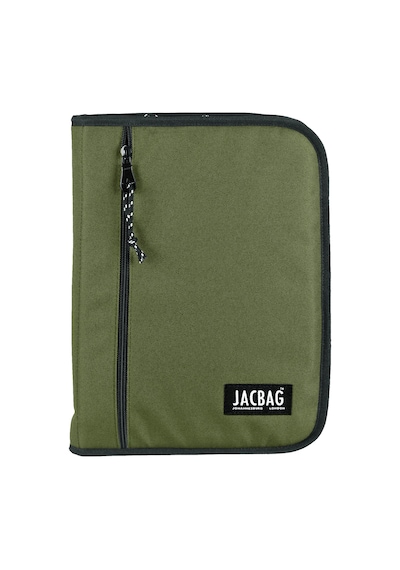 Jacbag Organizip-fermuarlı Dosya Çanta A4 Organizer Dosya-haki Tek Renk