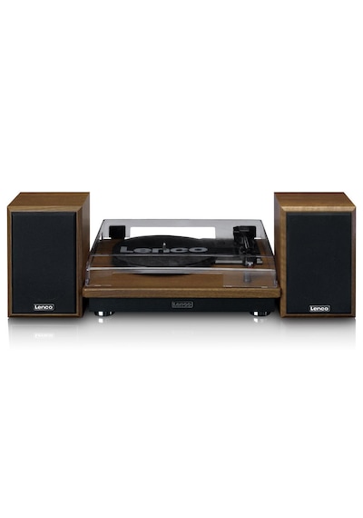 Lenco Ls-100 Wd Bluetoothlu Hoparlörlü Ahşap Pikap Plak Çalar