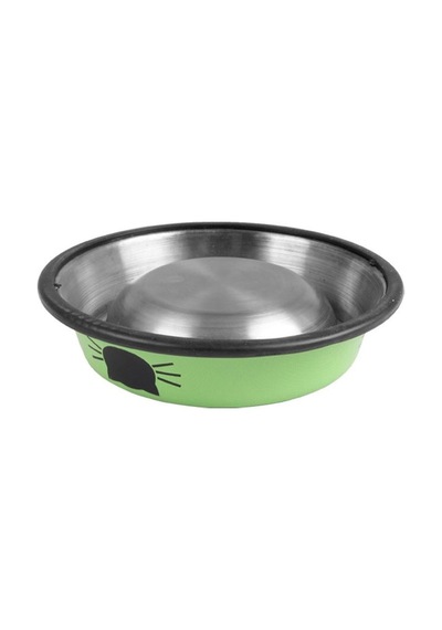 Paslanmaz Çelik Kedi Köpek Mama ve Su Kabı 180 ML