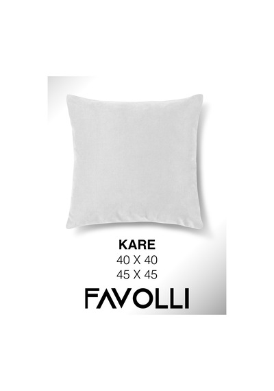 Br Favolli Kadife Dokulu Beyaz Rebnk Kırlent Kılıfı Dream Serisi Punch Için Uygun Gizli Fermuar Beyaz