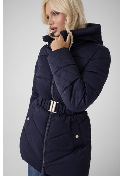 Guess Şişme Lacivert Kadın Mont W6bl50w4144-g7v2