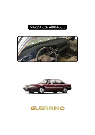 Mazda 626 Airbagsiztorpido Koruma Halısı Siyah Kenar