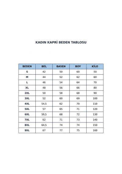 Sngl Tekstil Kadın Büyük Beden Kapri S M L Xl 2xl 3xl 4xl 5xl 6xl 7xl 8xl 9xl Kahverengi
