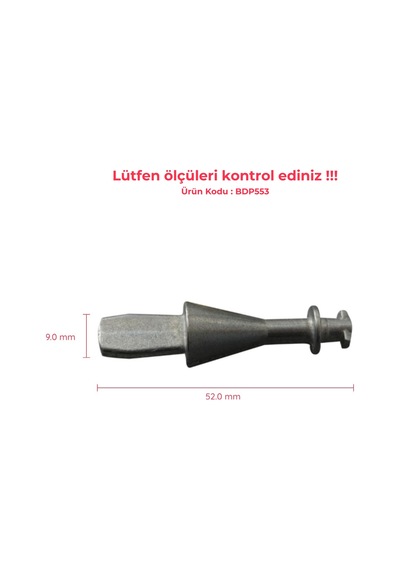 Ön Kapı Kilidi Tamir Silindiri 52 Mm 1k0837167 Vw Golf Mk5 İçin