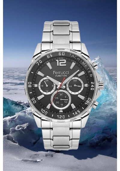 Ferrucci Fcf 0625 03577m.01 Erkek Kol Saati Metalik Gri