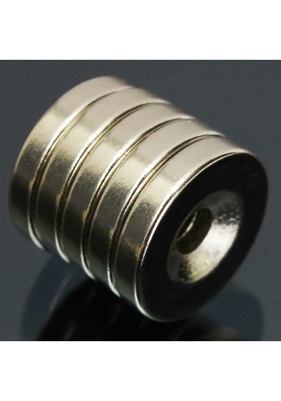 10 Adet 15Mm X 10-5Mm X 5Mm Havşa Delikli Güçlü Neodyum Miknatis