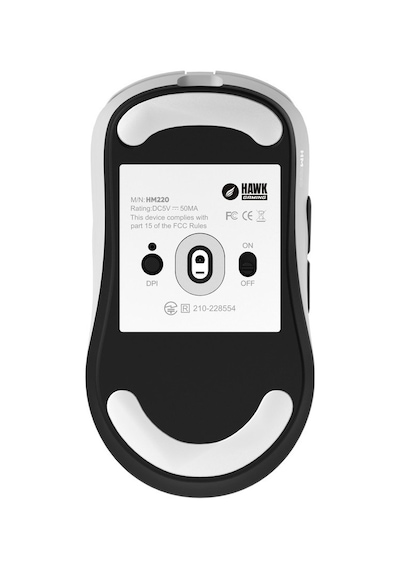 Hm220 1k Hz 12000 Dpı Tri-mode Kablosuz/bluetooth Beyaz Gaming Mouse