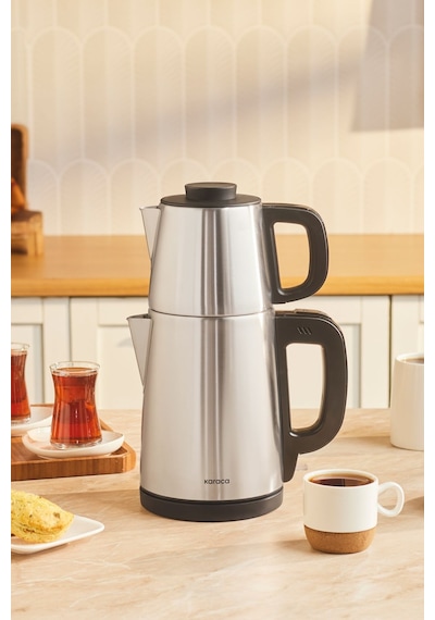 Karaca Tea Break Inox Çelik Su Isıtıcı & Çay Makinesi