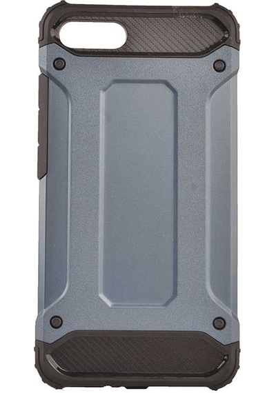 Kilifone - Asus Zenfone 4 Max Zc554kl Uyumlu - Kılıf Çift Katman Koruyucu Crash Military Tank Kılıf - Mavi Mavi