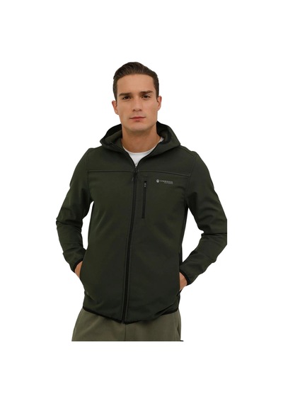 Lumberjack Basic Softshell Erkek Haki Basic Ceket Vo101398602 Haki
