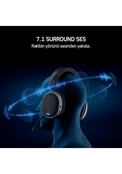 Gamepower Ultima Wireless 7.1 Surround 2000 Mah Gaming Oyuncu Kulaklık