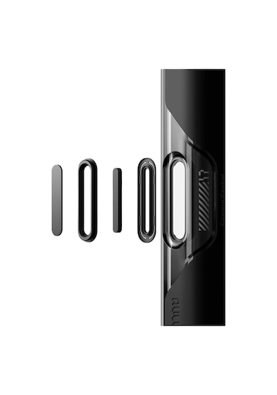 Apple Uyumlu iPhone 17 Pro Max A17 Slim Darbeye Dayanıklı Kamera Kontrol Kapaklı Magsafe Özellikli Kılıf Siyah
