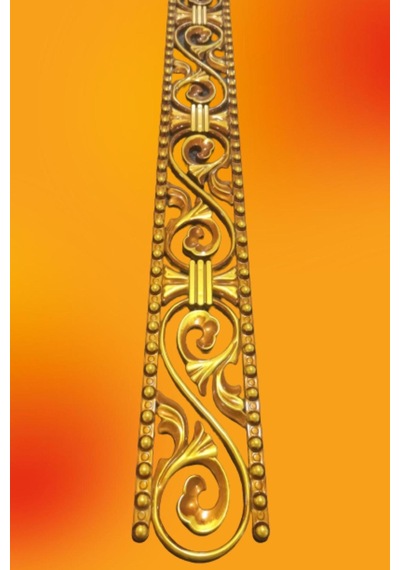 Saray Tavan Kahve 10 cm Alın Bandı-Bordür 10*100 cm