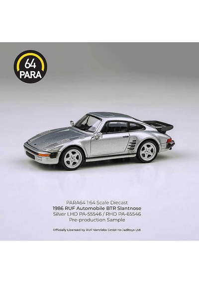 Para64 Porsche Ruf Btr 1986 Slantnose Silver Pa-55546 Çok Renkli