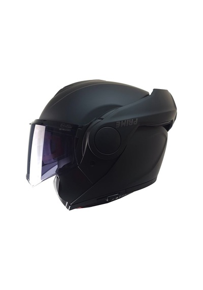 Motosiklet Kask Modüler 180 Derece Çene Açılır Abs Material Mat Siyah Motorcu Kaskı-