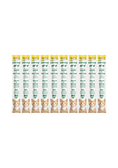 Gimcat Sticks Kuzu Etli Tavuklu Ödül Çubukları 50 Gr - 10lu