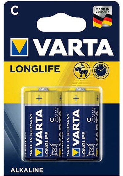 VARTA LONGLIFE POWER ALKALİN ORTA BOY C PİL 2Lİ PAKET