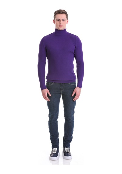 Hatemoğlu Mor Slim Fit Fitilli Balıkçı Yaka Yünlü Triko Kazak 34232023a010 Mor Hatemoğlu Mor Slim Fit Fitilli Balıkçı Yaka Yünlü Triko Kazak 34232023a010 Mor